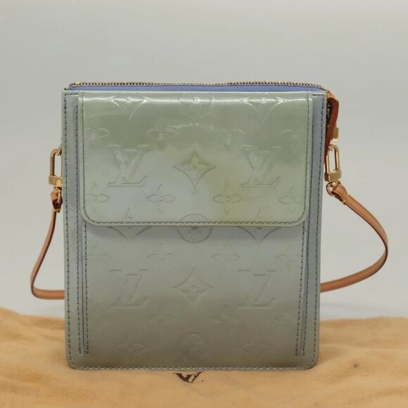 LOUIS VUITTON Monogram Vernis Motto Pouch Lavande M91224 LV Auth 134548 - Picture 10 of 16